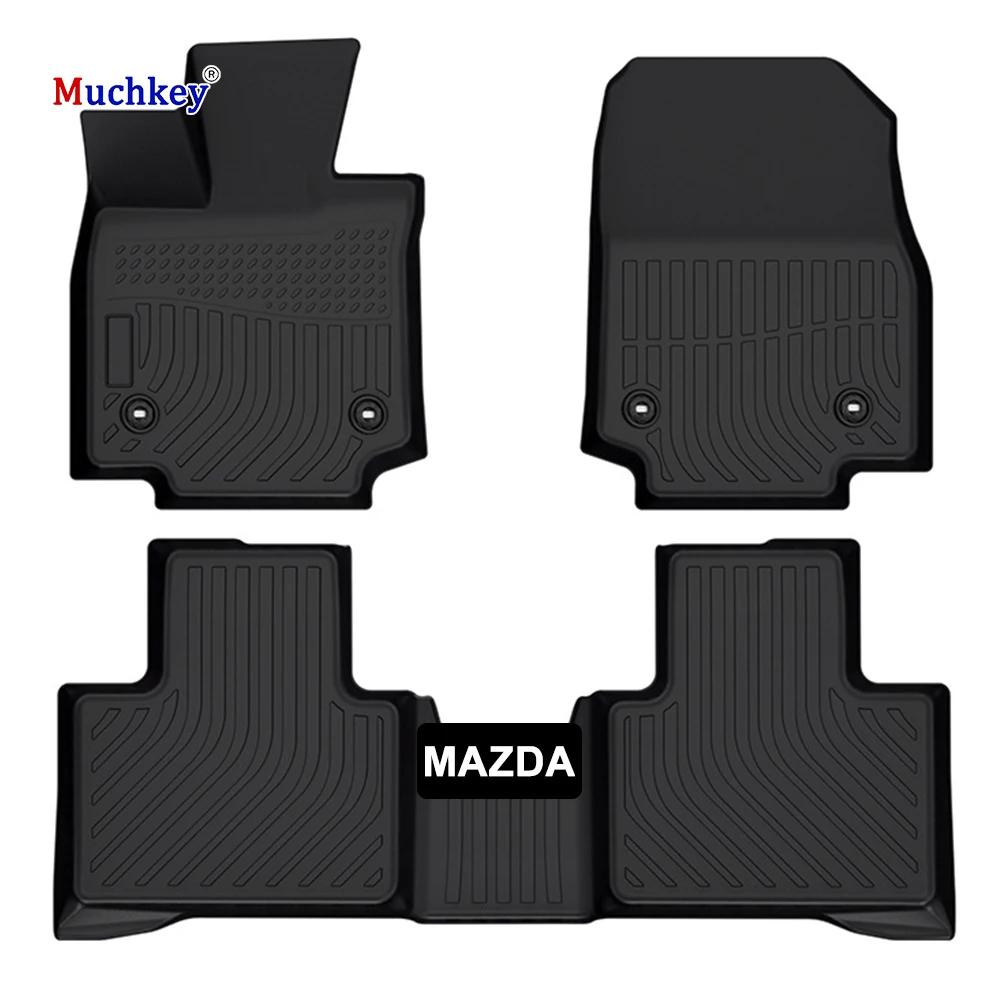 Muchkey All Weather Protection Car Floor Mat For Mazda CX5 CX-5 CX 5 Custom Auto Accessories Mazda 3 CX-30 CX-50 TPE Car Mat