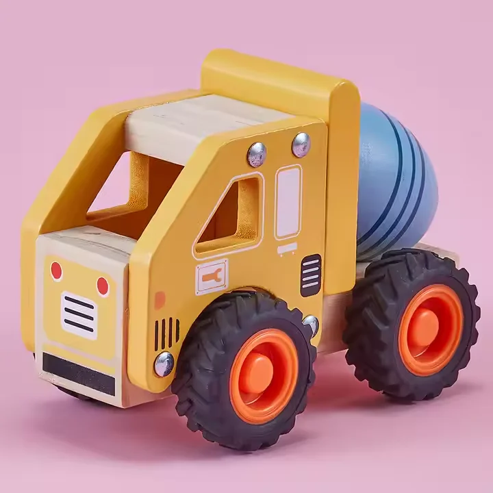 Montessori Early Education Toy Car Non-Toxic Wood Police Car Fire Truck Children Pretend Play Classic Preschool Classroom Reward