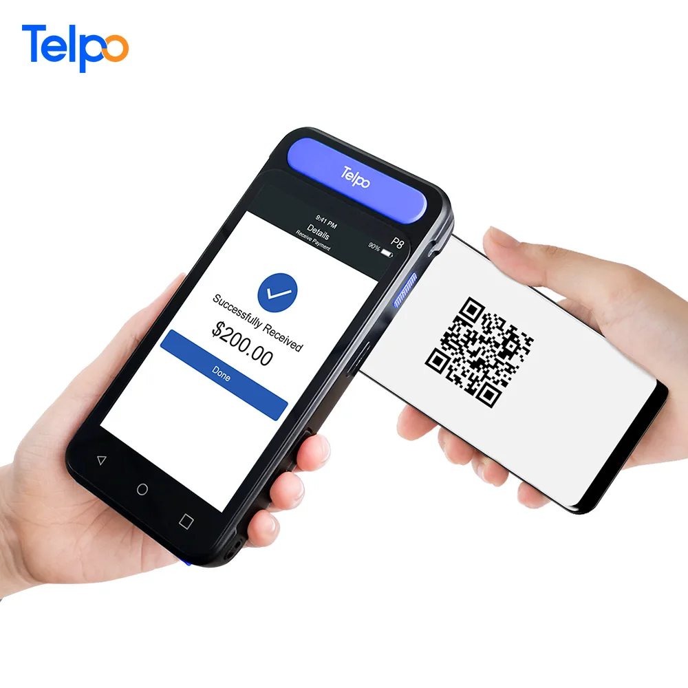 Telpo P8 mini pos PDA устройство для разглаживания карт с системой Android считывателем