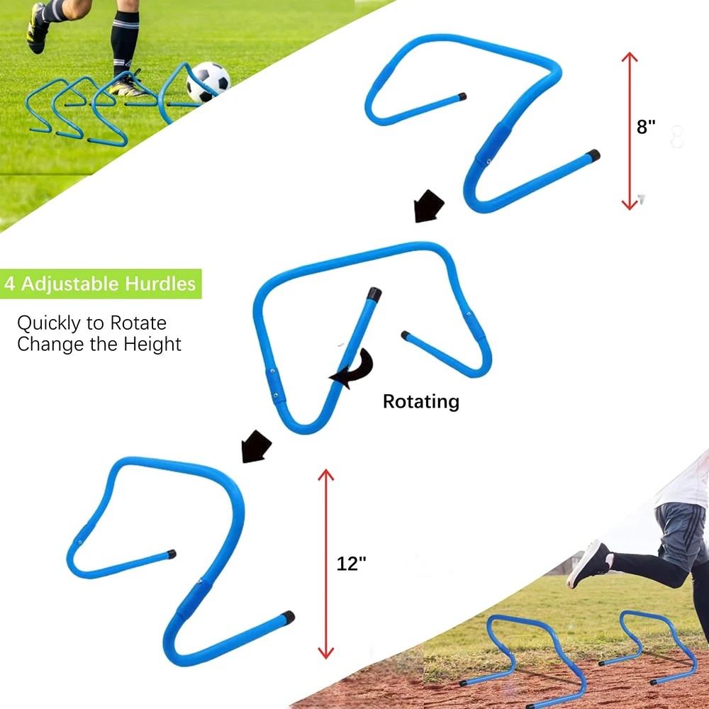 Innstar Football Sport Outdoor Agility Training Ladder Set Jumping Logo Disc Resistance Umbrella Speed & Agility Training