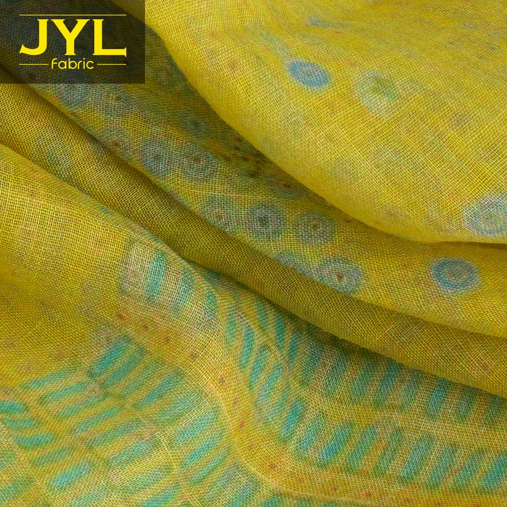 
JYL 100% ramie printed fabric RYH1064# 