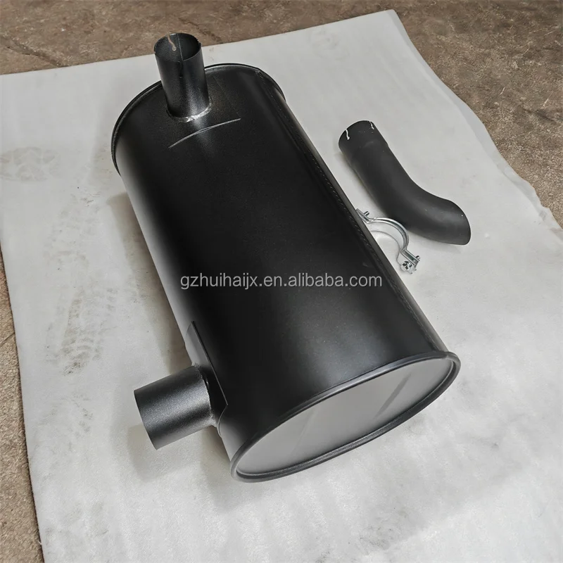 E320D Excavator Engine Parts Muffler 324-4156 Electronic Injection Muffler 3244156 Silencer Exhaust for E320D E320GC E323D
