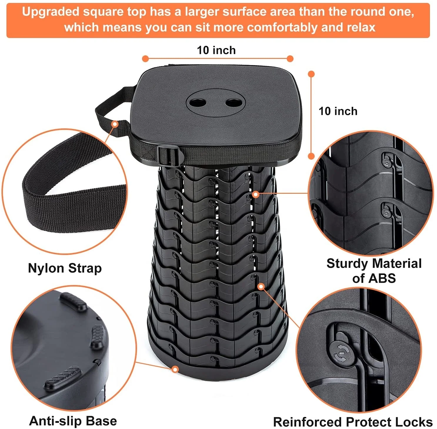 Складной складной телескопический табурет MO006 6-го поколения, оптовая продажа с завода