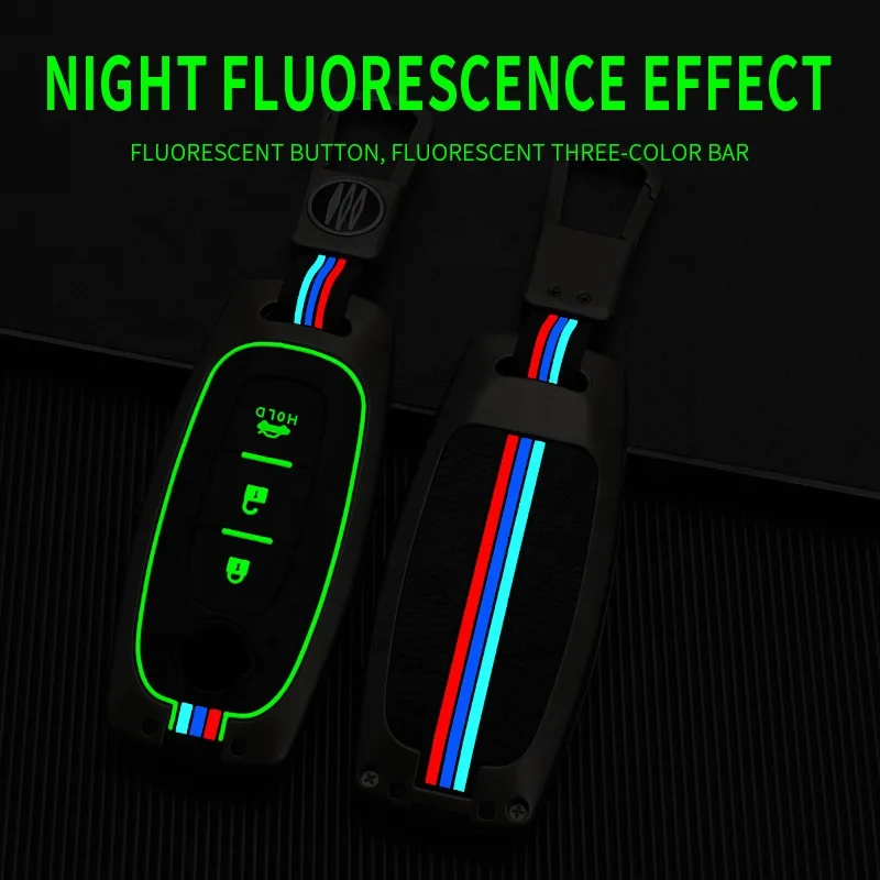 Car Remote Zinc alloy Silicone Key Full Cover Case For Nissan X-Trail T32 T31 Kicks Tiida Pathfinder Note Case Shell Cover