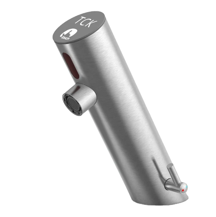 Hot Cold Water Dual Sensor Faucet Public Use Chrome Finish Touch and Infra-red Sensor Faucet