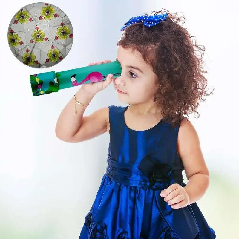 Optical Toy Kids Cartoon Puzzle Magical Kaleidoscope Glasses Classic Spinning Magic Color Toys Toys Kaleido Scope