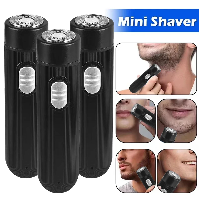 Pocket Size USB Rechargeable Wet and Dry Men Razor Painless Mini Portable Electric Shaver