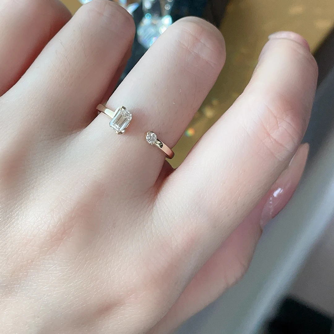 0.34 ct Labgrown Diamond Ring  Wedding Jewelry Women 14k/18k Gold IGI Certificate Diamond Fashion Jewelry Ring