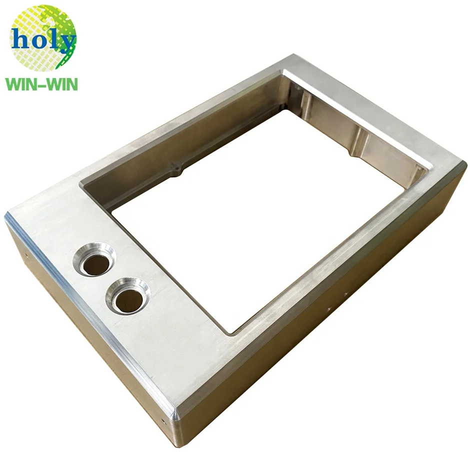 Custom Metal Aluminum Alloy LCD IP68 Submersible Front Panel Frame CNC Machined Parts Aluminum CNC Machining Precision Parts
