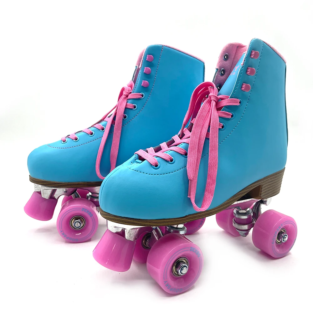 Skating Shoes For Boys Flashing Roller  Classic Roller Skates - Premium Black Skateboard Bearings SKATE