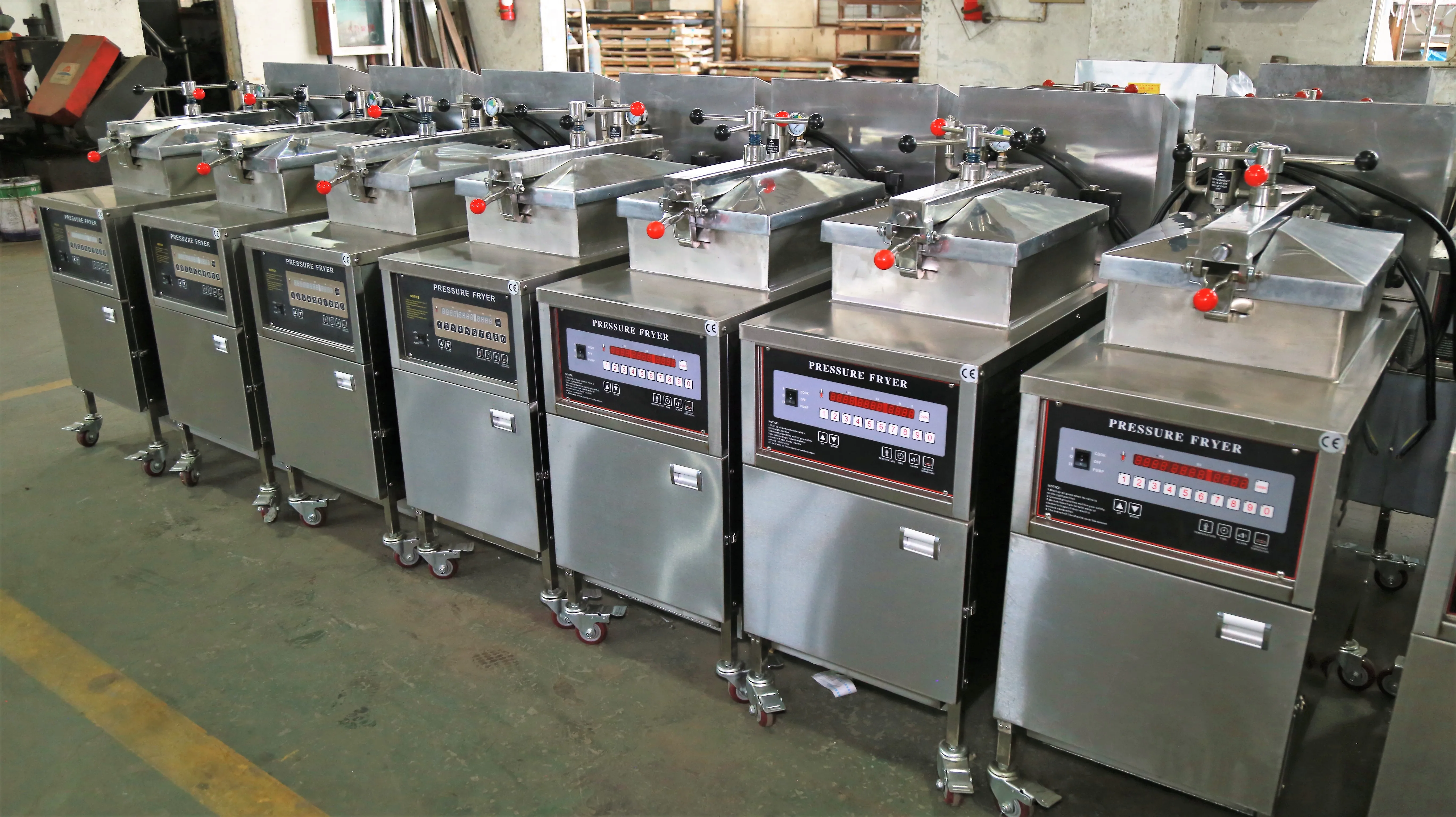 Hot Sale Chicken Fried Machine  KFC Broasted Chicken Frying Machine Open Fryer