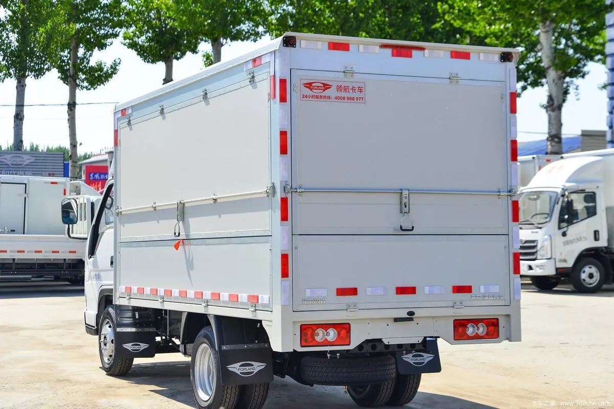 Factory Sale Mini Box Truck 2 Ton Van Cargo Food Truck with Cheap Price New Cars