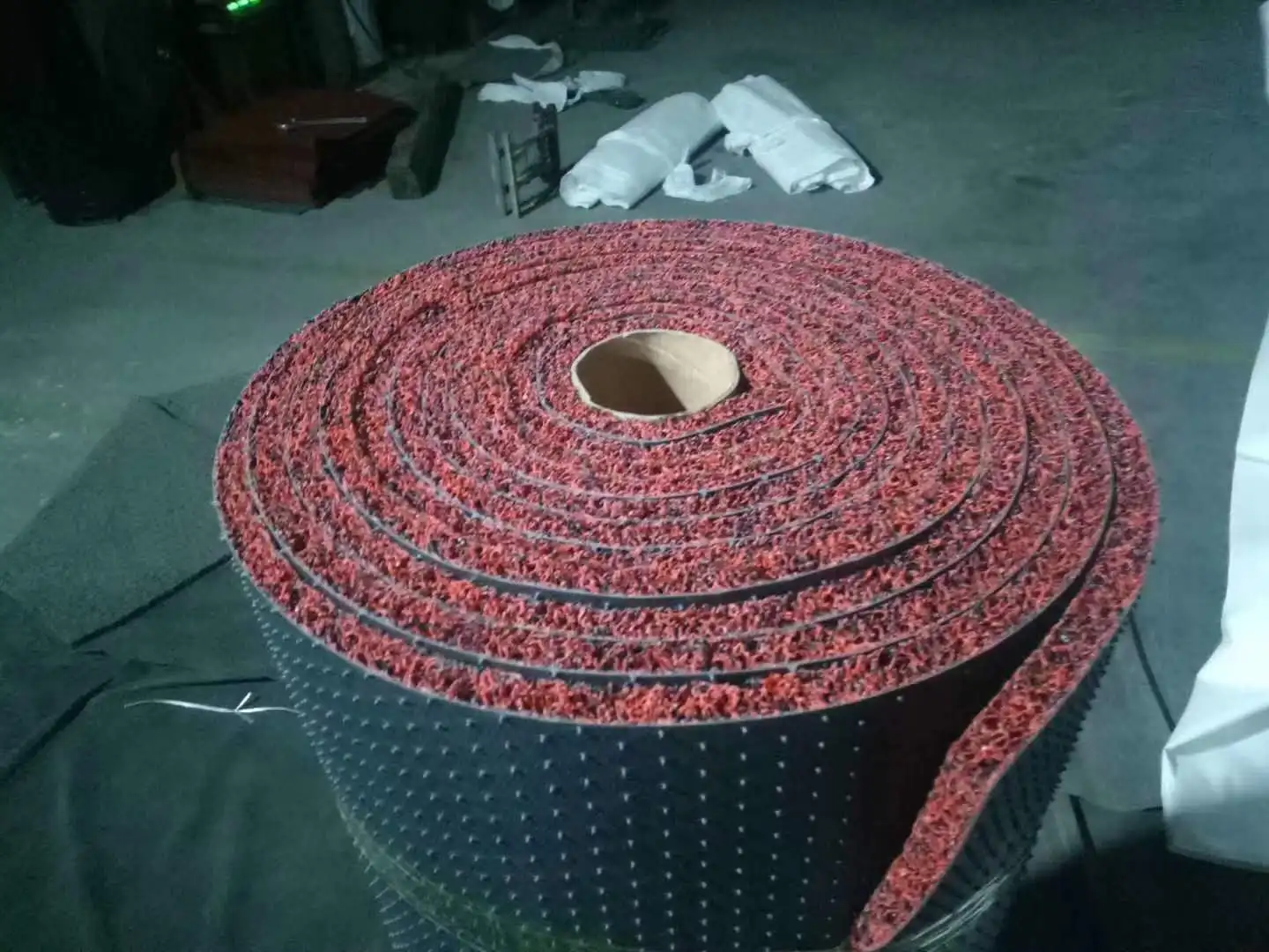 automobile PVC noodle plastic covering matting car floor carpet coil mat in roll