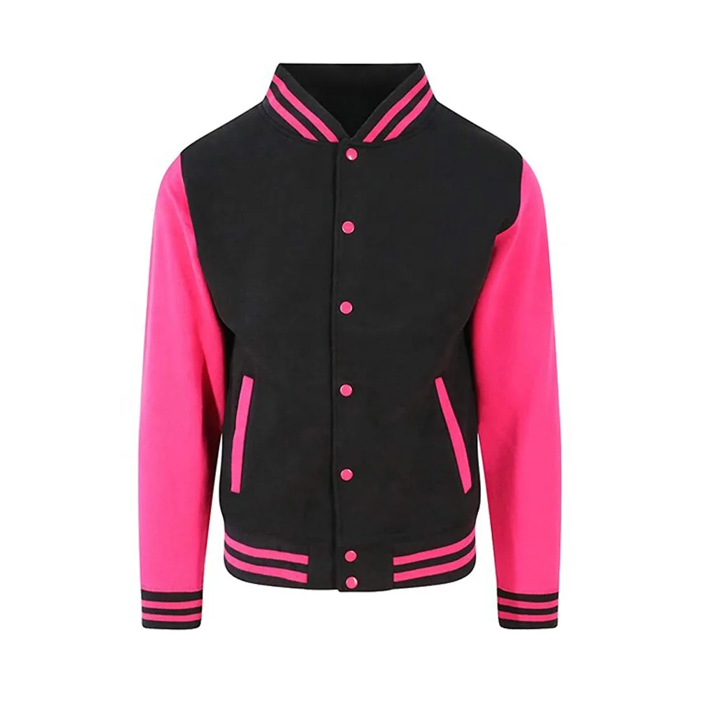 
Wholesale Winter Jacket Men College Sportswear Varsity Jacket and Button Jacket Sweatshirt 