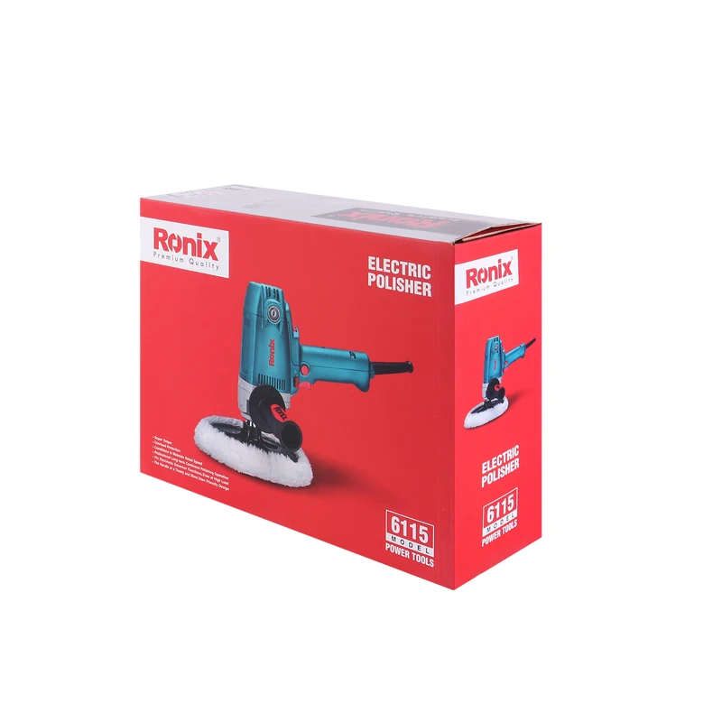 Ronix Model 6115 1050W 600-2000RPM 180MM Polishing Machine Electric Vertical Polisher Sander For Car And Other