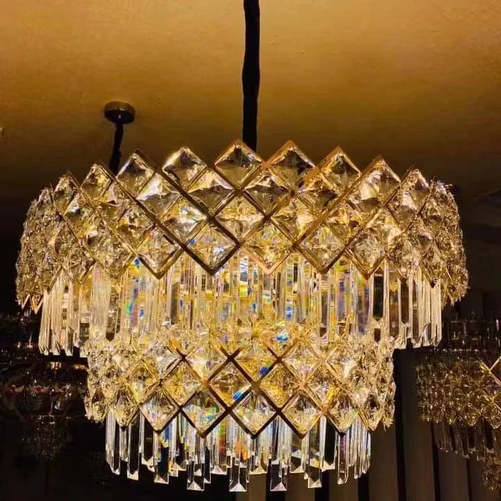 2021 New design Best sell Modern crystal round pendant lights for home decoration , High quality and factory cheap price
