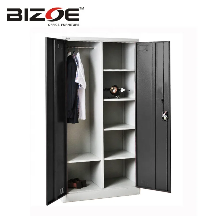 Easy assemble express steel almirah assemble metal used industrial storage cabinets