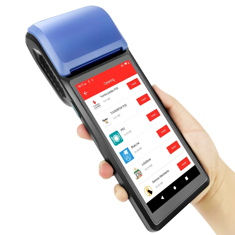 FYJ F1-P1 5.5 Inch 2+32G Payment Terminal Pos Machine Touch Screen Cash Machine Kfc Order Take Out Food Smart Terminal Pos