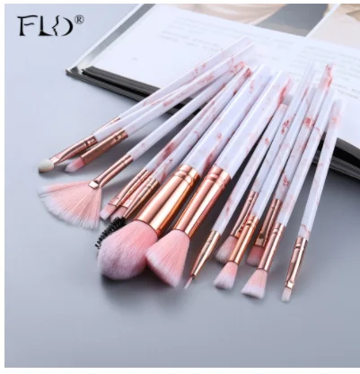 FLD 5/15Pcs Makeup Brushes Tool Set Cosmetic Powder Eye Shadow Foundation Blush Blending Beauty Make Up Brush Maquiagem