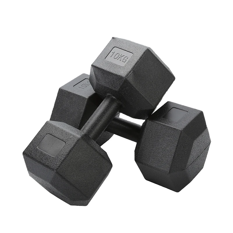 
Custom Weights Home sport Fitness Pvc Coated Iron Sand Filled Hex Dumbbells In Pounds 