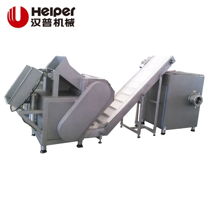 2 3 4 ton capacity frozen meat block flaker for industrial meat processing plant