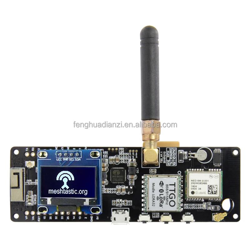 TTGO meshtastic Т-образной балки V1.1 ESP32 433/868/915/923 МГц Wi-Fi синий зуб ESP32 GPS NEO-6M 18650 Держатель батареи с органическим светодиодом