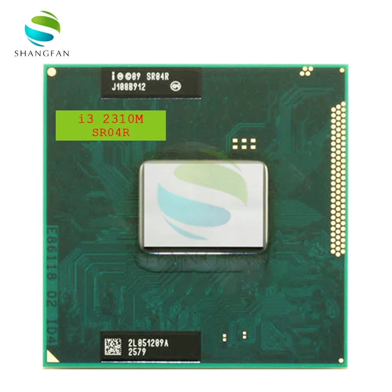Для Intel Core i3-2310M i3 2310M SR04R 2,1 ГГц двухъядерный четырехпоточный ЦПУ процессор L2 = 512M L3 = 3M 35 Вт Разъем G2