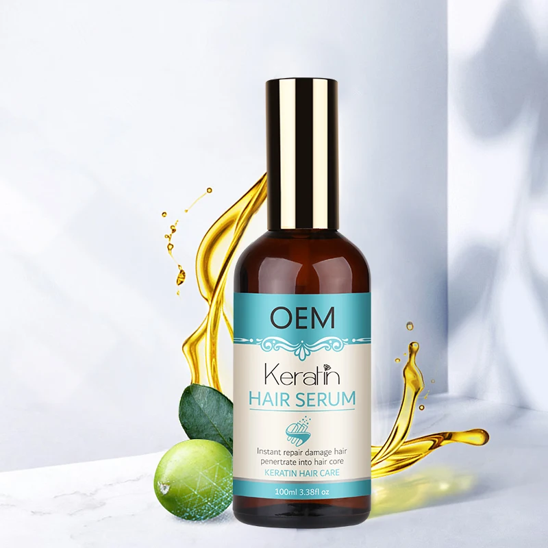 OEM Hair Care Oil Silk Perfect Balance Organic Smooth Harden Hair Rejuvenating Keratin Hair Oil Serum