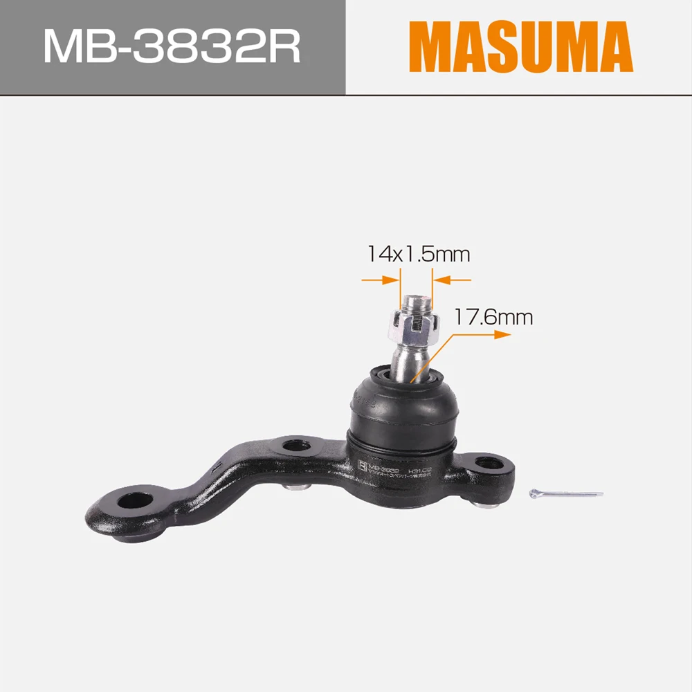 MB-3832R MASUMA горячей продажи в Юго-Восточной Азии подвеска шаровой шарнир для 1995-2007 японских