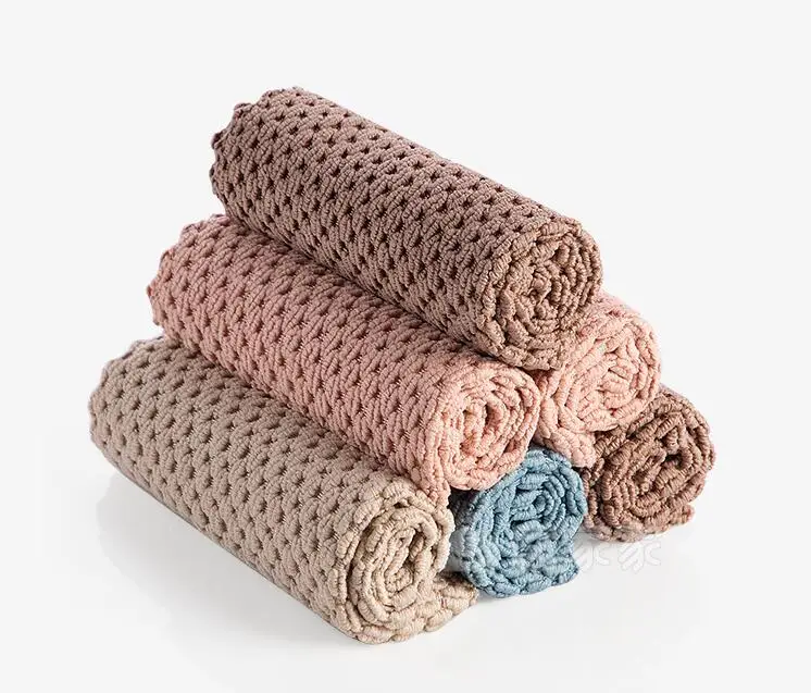 Dish Cloth Non-stick Oily Cleaning Cloth Household Cleaning Table Scouring Pad Kitchen Housework Cleaning Absorbent Towel