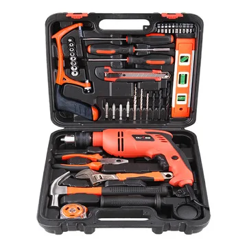 40PCS 33*33*10CM Tools Kit Wth Drilling Machine Electric Power Tools Kit Electric Drill Hand Tools
