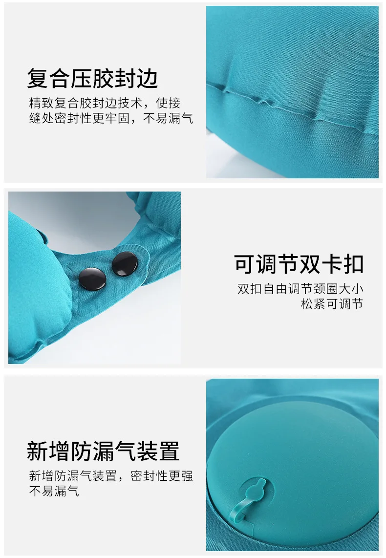 Factory Cheap Portable Inflatable Neck Pillow