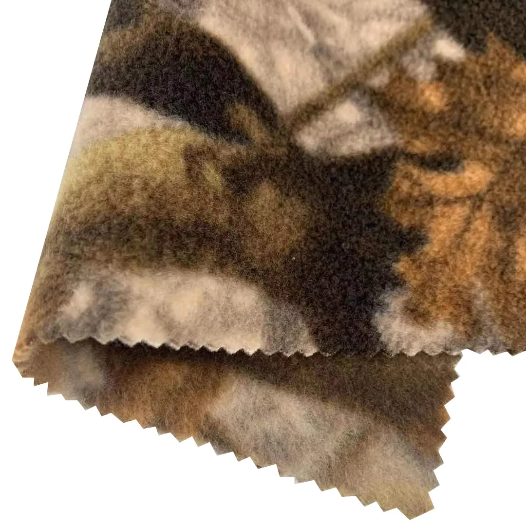 100% polyester cheap fabric polar Double Faced fabric workwear thermal fleece fabric