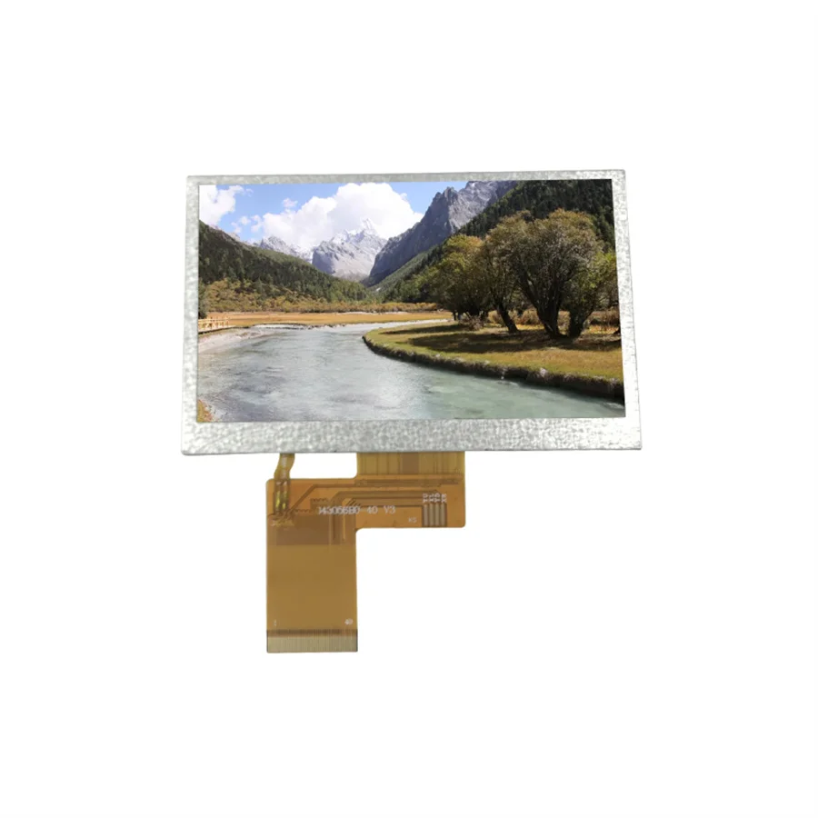 Hot Selling High Definition Backlight 4.3 Inch Curved Lcd Screen For Printer