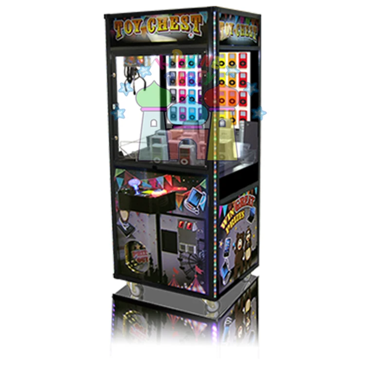 Large commercial coin operated small and medium-sized doll equipment toy claw crane machine