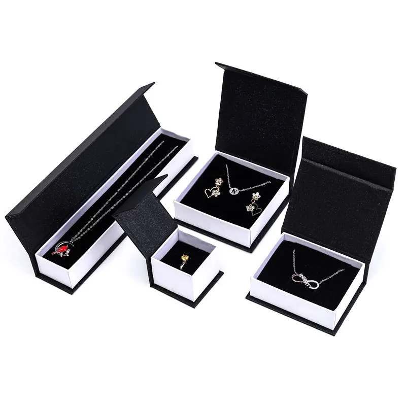 Wholesale Jewelry Gift Boxes Packaging Jewelry Package Boxes Paper Earrings Ring Necklace Bracelet Jewelry Boxes