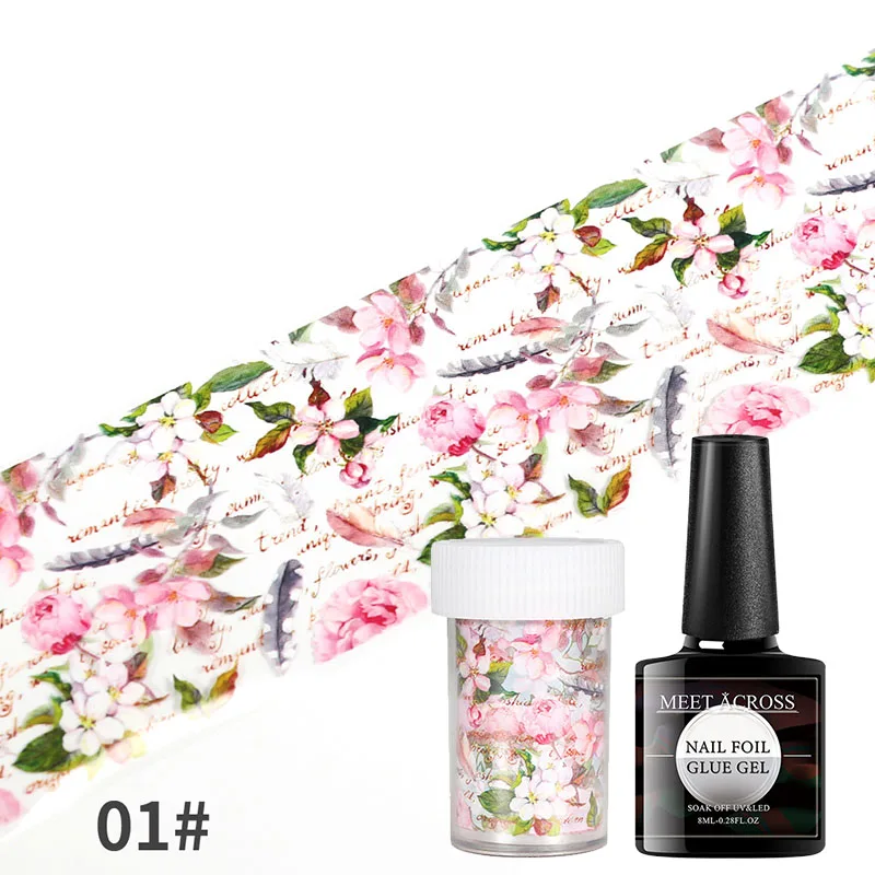 2021 лист, цветы, снежинка, мраморные наклейки, дизайн ногтей, УФ-гель, украшения для ногтей, переводная фольга, наклейка