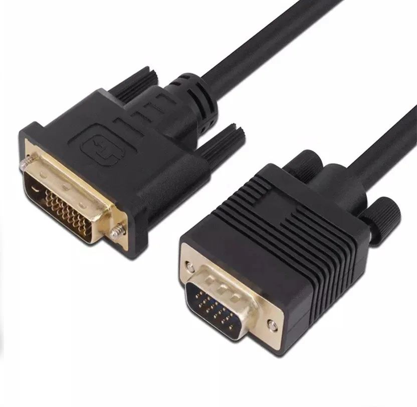 High quality 24+5 DVI Male to VGA Female monitor cable