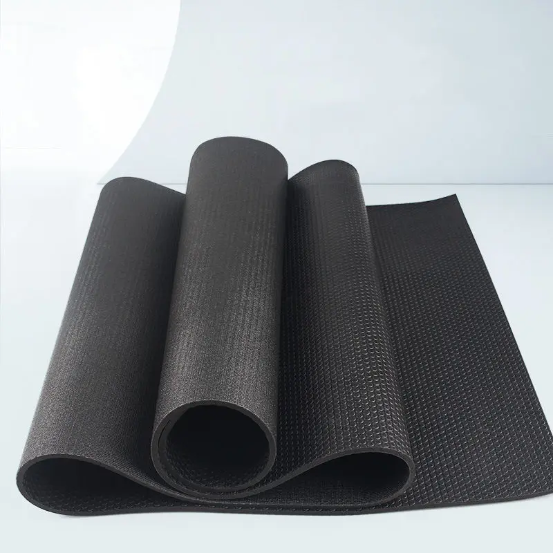 Wholesale custom printed yoga mats high density PVC navy blue custom printed yoga mats