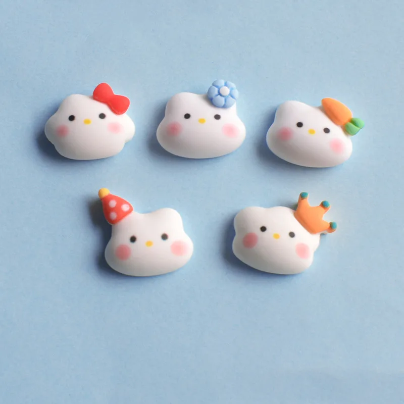 Bulk Supply 3D Quality Kawaii Pink Kitty Series Cartoon Characters Animals Accessories Cute Resin Nail Art Decoration Charms