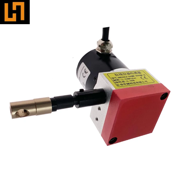 4-20mA output 600mm range wire cable drawing string potentiometer linear position  analog sensor