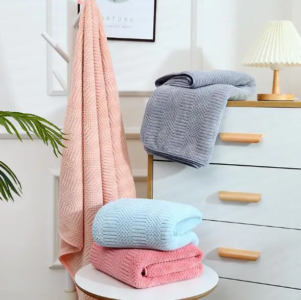 
 2021 однотонное банное полотенце. Банное полотенце из микрофибры, набор полотенец хорошего качества  