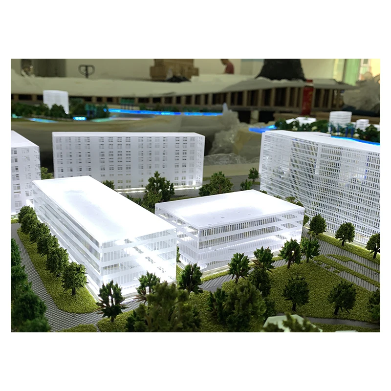 School residential building models modern design landscape architectural scale models for sale