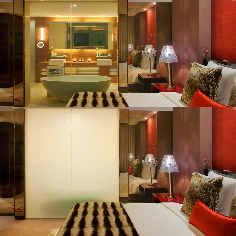 Filmbase Custom Privacy Solution Pdlc Magic Glass Smart Film With Easy Self-adhesive Application