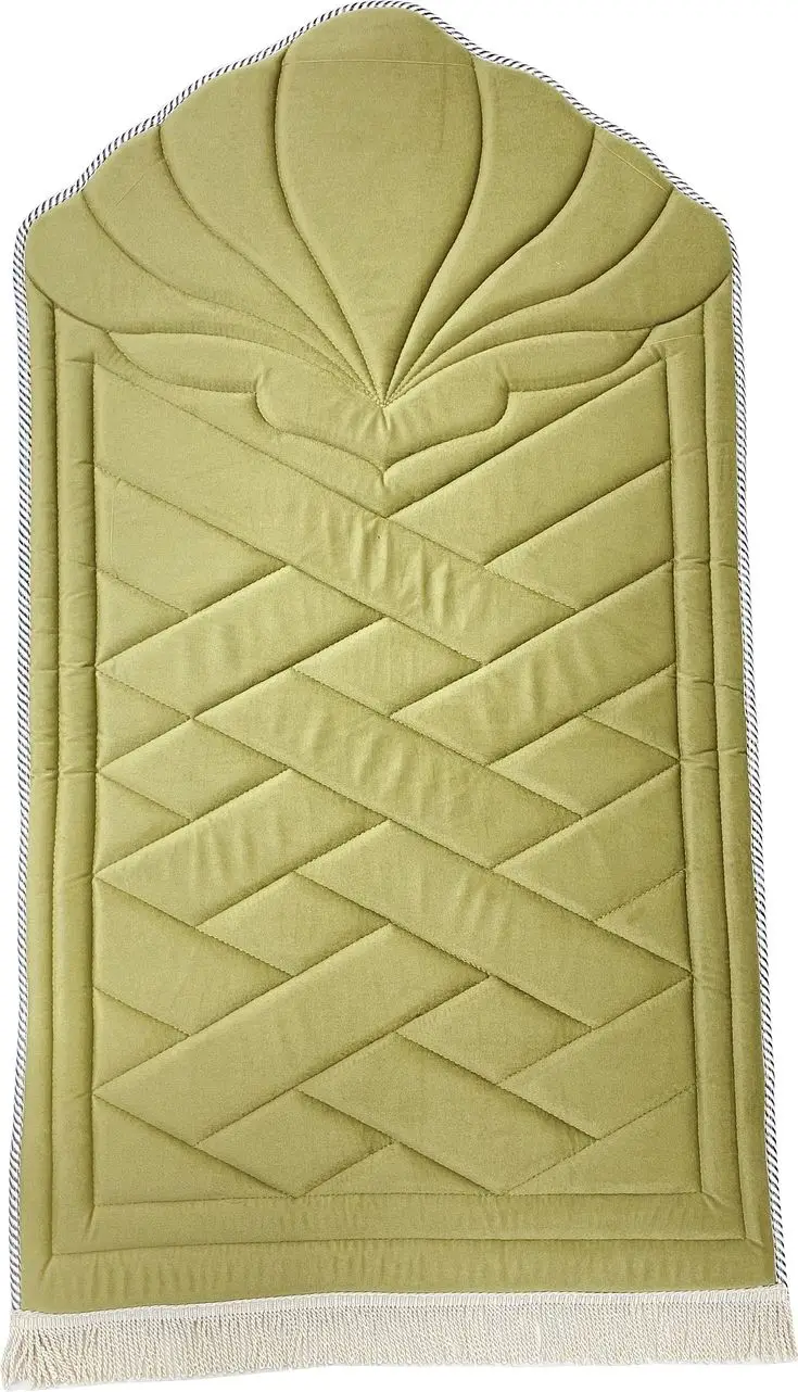 anti slip muslim velvet prayer rug memory foam flannel prayer rug with sponge