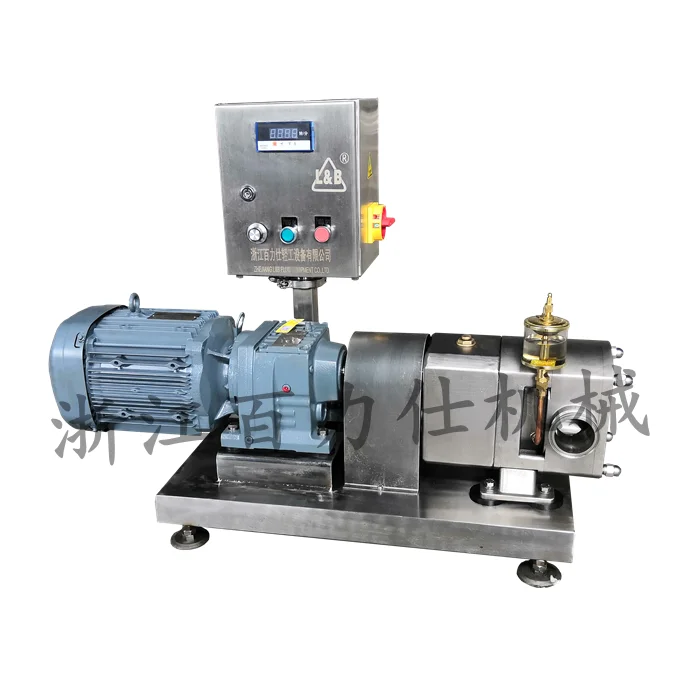 Industrial Sanitary Lobe Pump type dairy, chocolate, syrup, cream, cereal mash, beer and latex pumping machines
