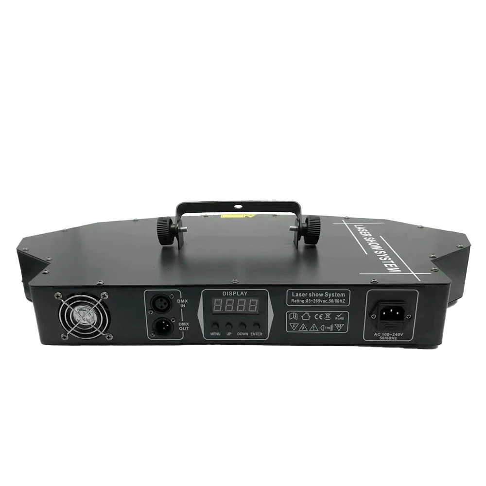 Stage Lighting Sector Six Head Full Color Scanning Line Laser Lamp Six Eyes Laser Light Bar Night Club DJ Equipment