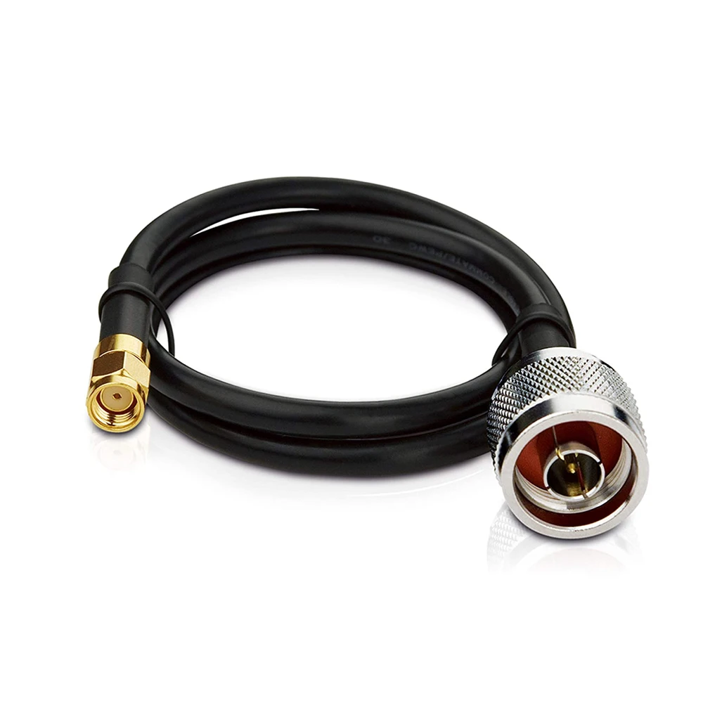 Low Loss LMR 400 Extension Coaxial Wavelink Cable N Male to SMA Male Type Plug Connectors for 4G 5G LTE Router