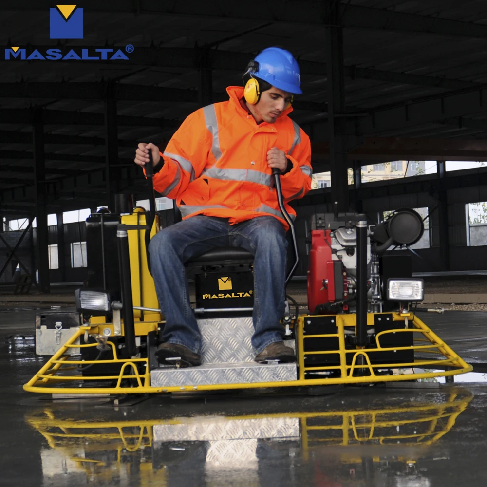 Masalta 24hp Ride-on Power Trowel MRT73 Honda GX690 Gasoline Engine Concrete Finishing Machine