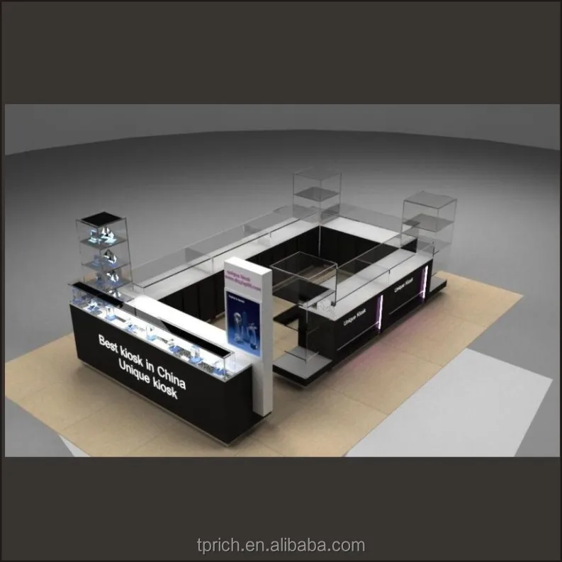 OEM/ODM Индивидуальные ювелирные изделия Дисплей Витрина Ювелирный торговый центр киоск